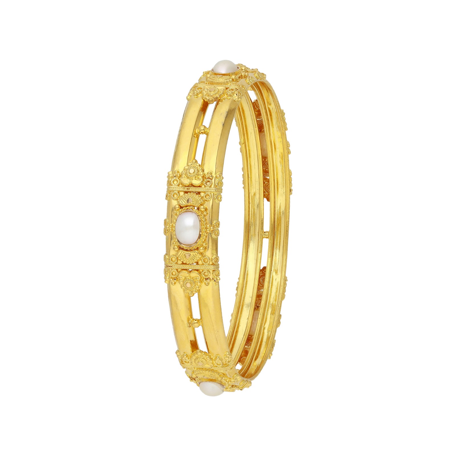 CBG-004 traditional gold Coorgi Bangle