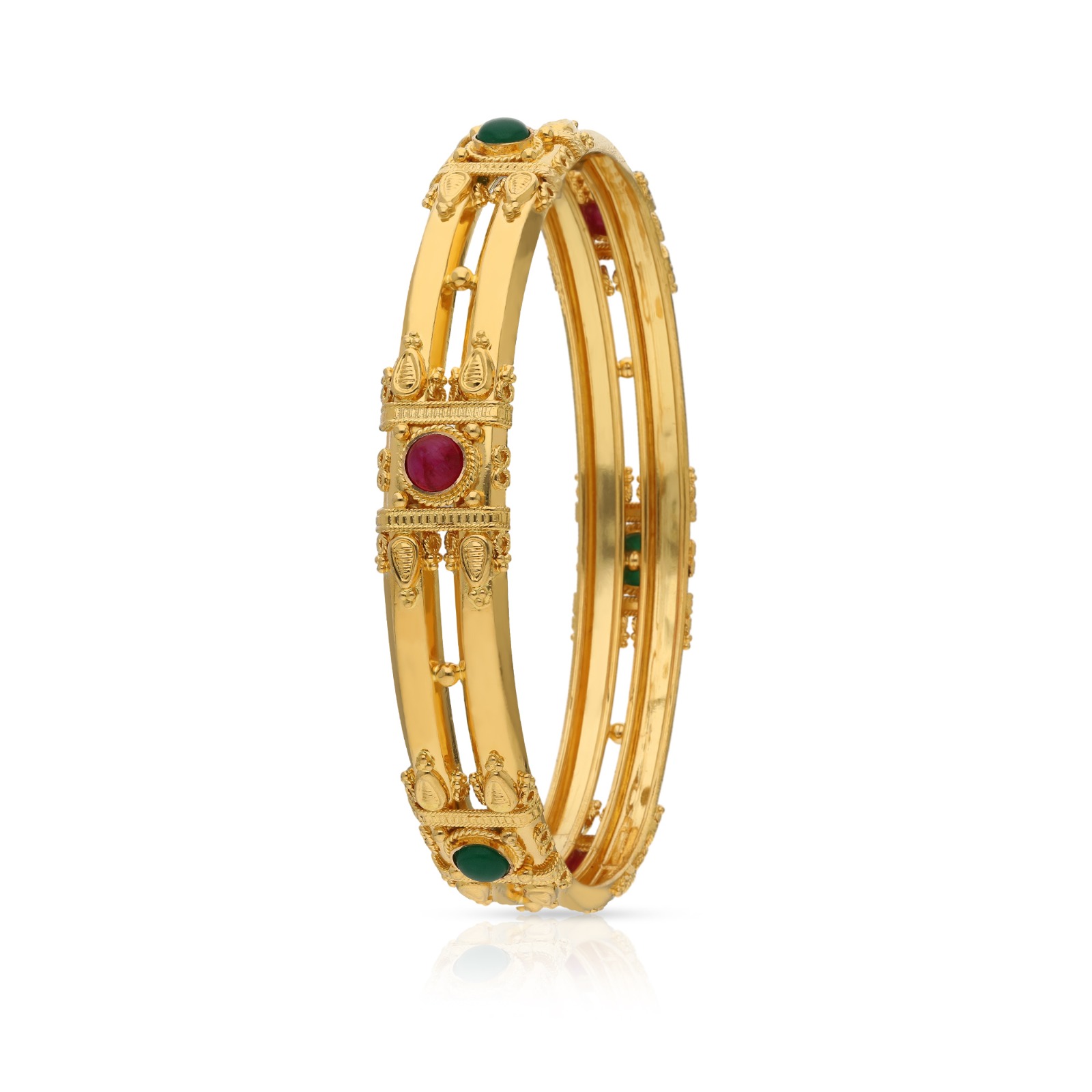 CBG-001 traditional gold Coorgi Bangle
