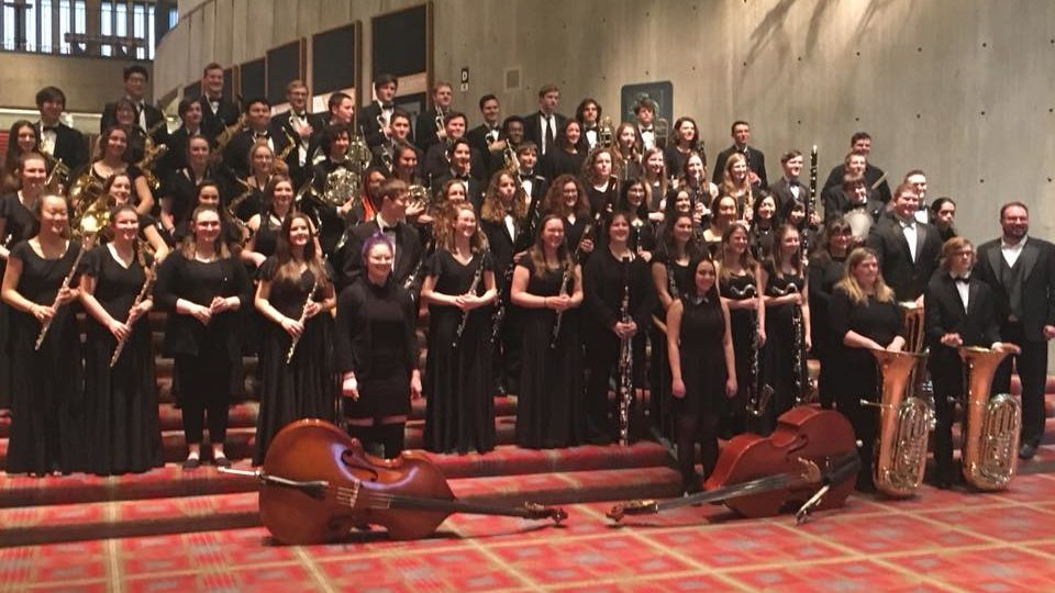 Wind Ensemble performing