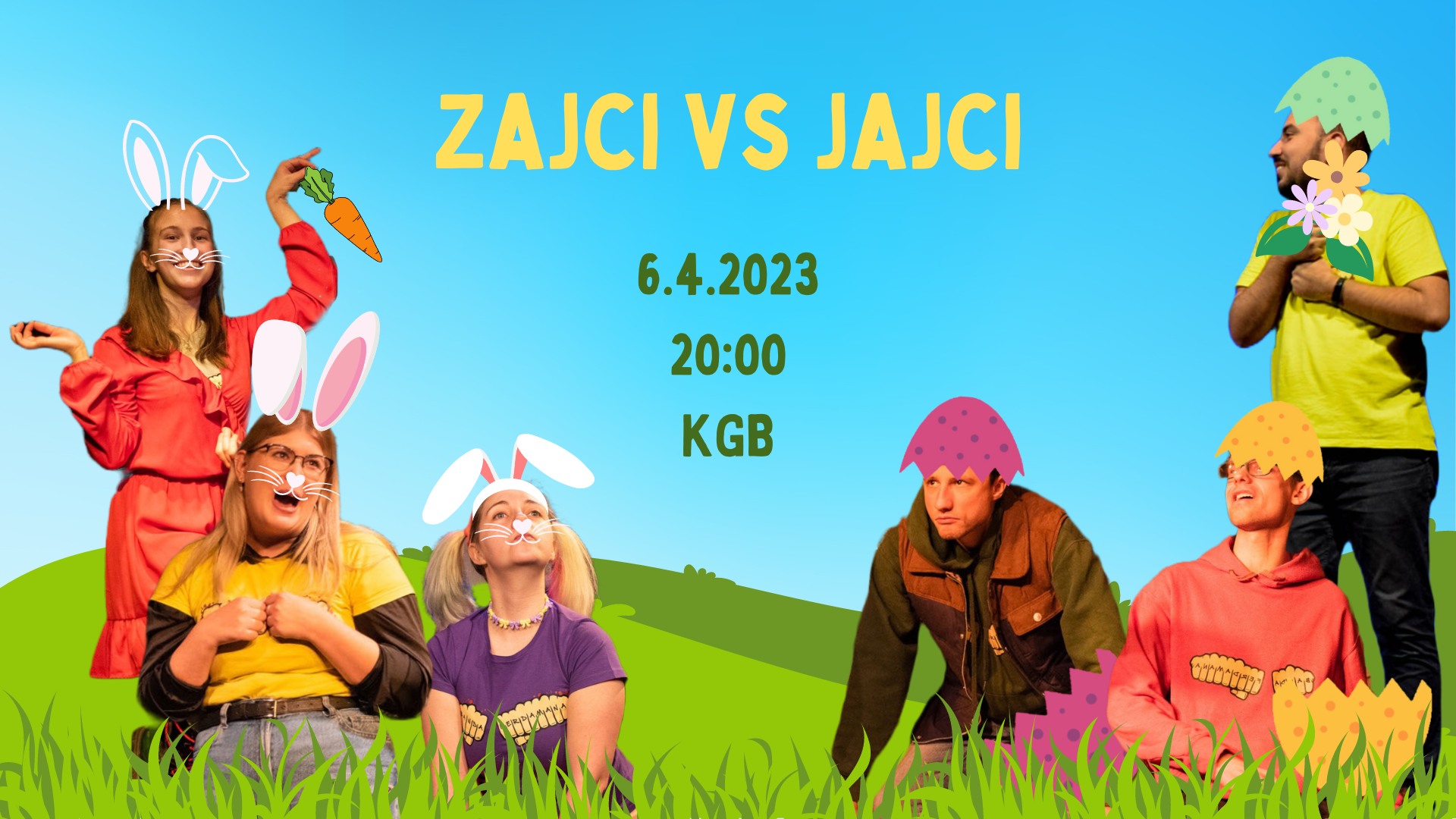 Naslovna slika dogodka: Banda ferdamana: Zajci vs jajci