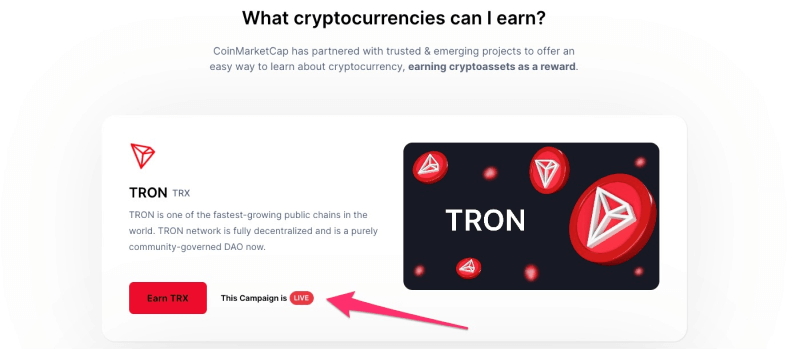Join CoinMarketCap Learn & Earn Campaign