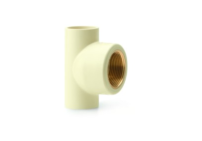 1X1/2 CPVC BRASS TEE