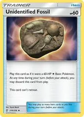 Unidentified Fossil [Reverse Holo] #210