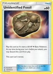 Unidentified Fossil [Reverse Holo] #134