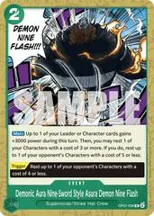 Demonic Aura Nine-Sword Style Asura Demon Nine Flash [Reprint] OP07-036