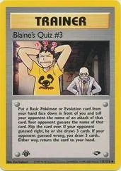 Blaine's Quiz #3 [1st Edition] #112