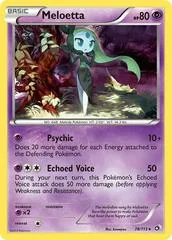 Meloetta [Reverse Holo] #78