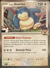 Hop's Snorlax [Prize Pack Cosmos Holo] #117