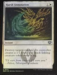 Harsh Annotation [Foil] #18