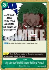 Luffy Is The Man Who Will Become The King Of Pirates OP12-039