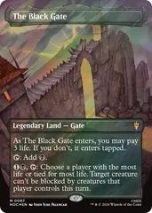 The Black Gate [Borderless Foil] #47