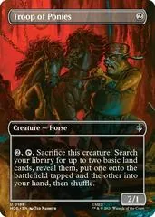 Troop of Ponies [Borderless Foil] #199
