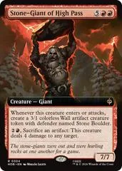 Stone-Giant of High Pass [Extended Art Foil] #304