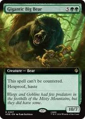 Gigantic Big Bear [Extended Art Foil] #307