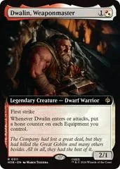Dwalin, Weaponmaster [Extended Art Foil] #311