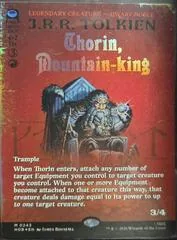 Thorin, Mountain-king [Borderless Foil] #243