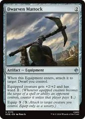 Dwarven Mattock [Foil] #172