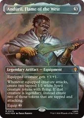 Anduril, Flame of the West [Borderless Foil] #79