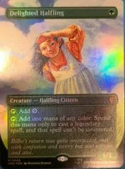 Delighted Halfling [Borderless Foil] #25