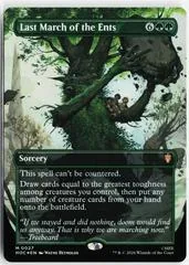 Last March of the Ents [Borderless Foil] #27