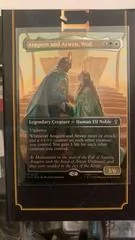 Aragorn and Arwen, Wed [Borderless Foil] #28