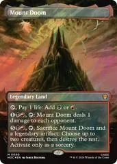 Mount Doom [Borderless Foil] #50