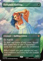 Delighted Halfling [Borderless Foil] #65