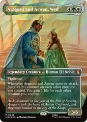 Aragorn and Arwen, Wed [Borderless Foil] #68