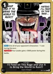 I'll Feed on This Rage and Use It to Bring the World to Ruin!!! OP17-097