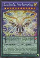 Master Spirit Tech Force - Pendulum Ruler [Secret Rare] MAMO-EN027