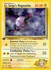 Lt. Surge's Magnemite [1st Edition] #50