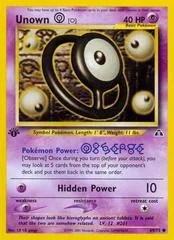 Unown O [1st Edition] #69