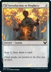 Introduction to Prophecy
