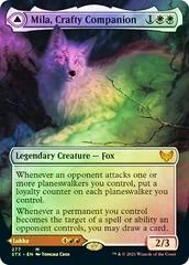 Mila, Crafty Companion & Lukka, Wayward Bonder [Extended Art Foil]