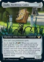 Codie, Vociferous Codex [Extended Art Foil]