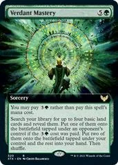 Verdant Mastery [Extended Art Foil]