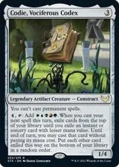 Codie, Vociferous Codex [Foil]