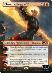 Chandra, Heart of Fire [Extended Art Foil] #283