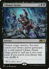 Liliana's Scorn [Foil]