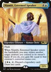 Niambi, Esteemed Speaker [Extended Art Foil]