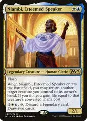 Niambi, Esteemed Speaker [Foil]