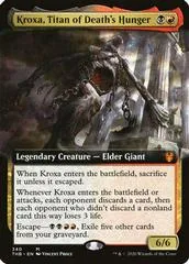Kroxa, Titan of Death's Hunger [Extended Art Foil] #340