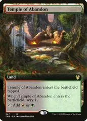 Temple of Abandon [Extended Art Foil] #347