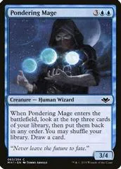 Pondering Mage [Foil] #63