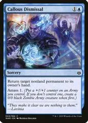 Callous Dismissal [Foil]