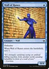 Wall of Runes [Foil]