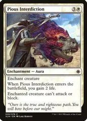 Pious Interdiction [Foil] #26