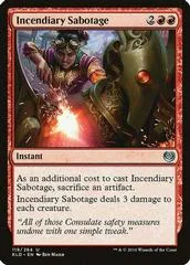 Incendiary Sabotage [Foil]
