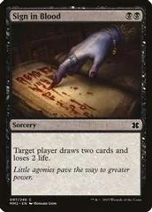 Sign in Blood [Foil] #97