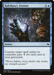Rakshasa's Disdain [Foil] #45
